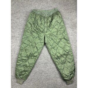 VTG IBERIA MFG. CWU-9/P Quilted Fatigues Trousers Pants Mens L 60s 70s Militaria
